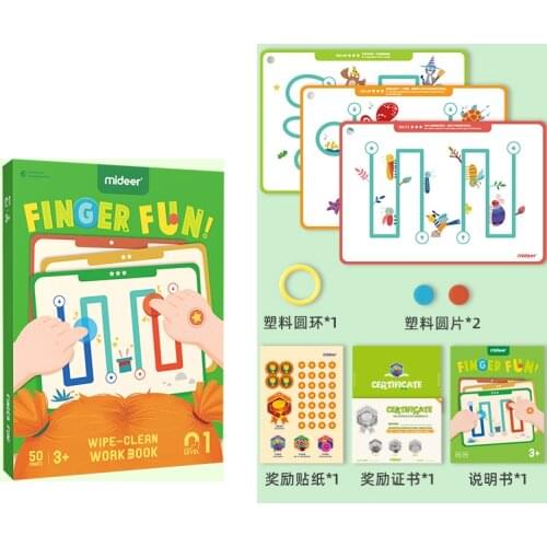 Mideer Children Early Educational Kids Colorful Cartoon Baby Interesting Handmade Painting Drawing Paper Game Toys