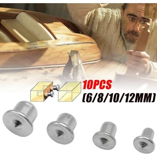 10pcs 6/8/10/12mm A3 Dowel Pin Center Point Set DIY Wood Timber Marker Hole Dowel Tenon Center Set Pointed Dowel for Woodworking