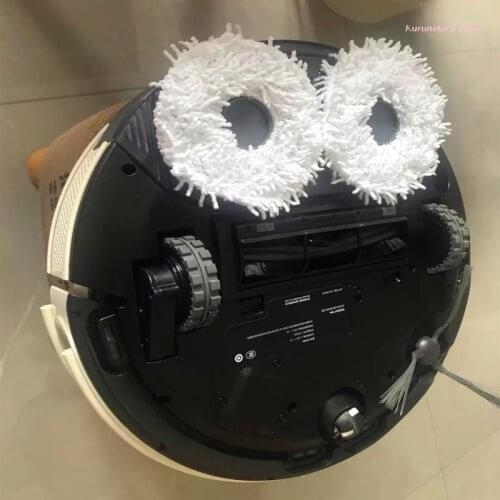 83XC Round Vacuum Cleaner Replacement Mop Set Compatible with Cobos N9 N9+ Sweeper