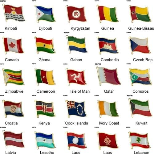 Natinal Flag Lapel Pins Flag Lapel Pins Country Flag Badge Flag Badge Brooch