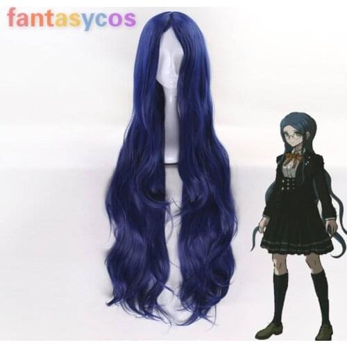 Danganronpa V3: Killing Harmony Shirogane Tsumugi Long Wig Cosplay Costume Dangan Ronpa Heat Resistant Synthetic Hair Wigs