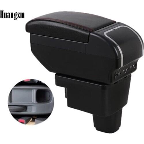For chevrolet Sail Car Armrest box Center Console Storage Box with Cup holder 9 USB Charging 2009-2014 2010 2011 2012 2013