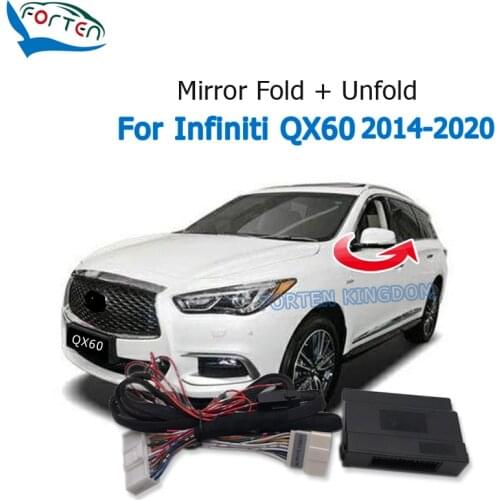Forten Kingdom Car Side Auto Rear Mirror Folding System Module For Infiniti QX60 2016-2020 Rear View Mirror fold unfold