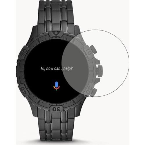Smartwatch Tempered Glass Protective Film For Fossil The Carlyle HR / Julianna HR/ Garrett HR Gen 5 Watch Screen Protector Cover