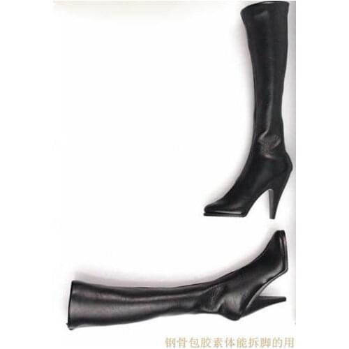 TBLeagure Vampirella Leather Shoes boots Model For 1/6th Female PH Figure