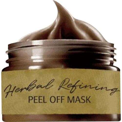 Herbal Refining Blackhead Remover Acne Treatment Nose Peel-off Mask Facial Cleansing Face Tear Off Mask Skin Care Tearing Mask