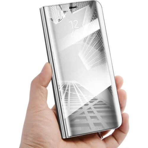 Mi 6X Smart Flip Stand Mirror Case For Xiaomi mi 6X Case Clear View PU Leather Cover For Xiaomi mi 6X Case Cover Mi6X XIAOMI 6X