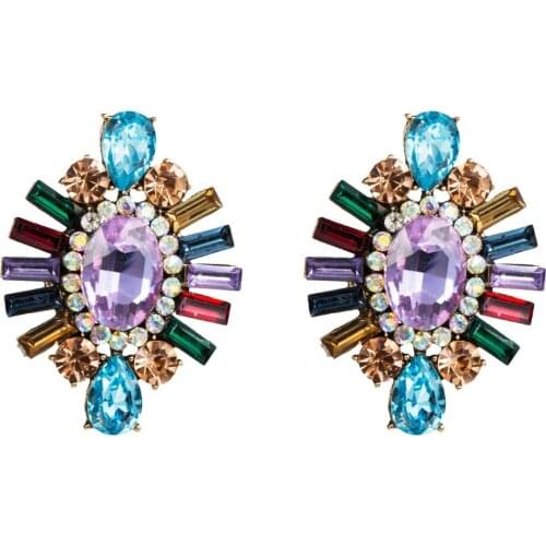 7Colors Vintage Resin Acrylic Dangle Earrings For Women Fashion Jewelry Maxi Bohemia Collection Earrings Accessories Wholesale