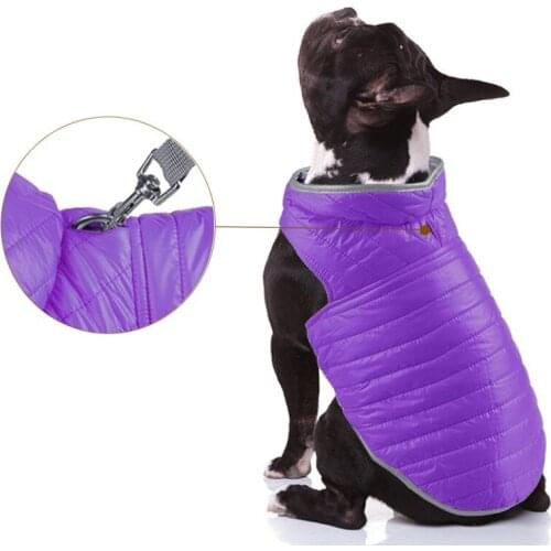 Waterproof Dog Jacket Pet Double-Sided Coat Dog Vest Jacket 3 Layer Thick Warm Pet Clothing Outfit for Small Large Dog Apparel