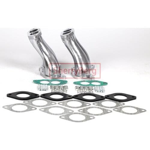 SherryBerg Intake Manifolds Set for VW Bug & Type 1 Dual Port to Install 40IDF 44IDF WEBER 40mm 44mm IDF, 99004.753 For CARB NEW