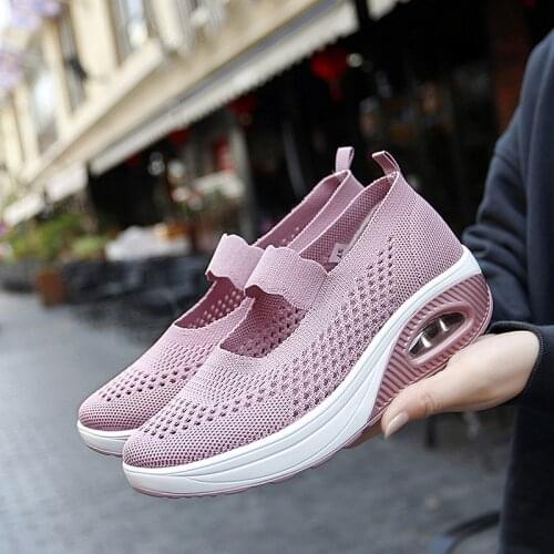 BG Women Vulcanized Shoes High Quality Women Sneakers Slip On Flats Shoes Women Loafers Plus Size 42 Walking Flat