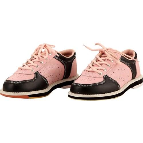 Bowling Supplies Women Bowling Shoes Sneaker Flat Indoor Sports Shoes Woman Breathable Leather Shoes for Bowling