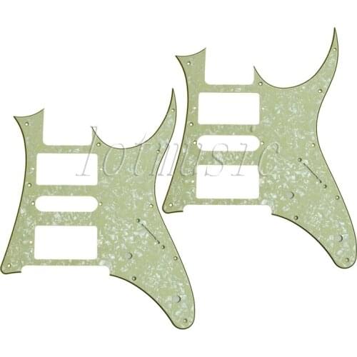 2pcs light green pearl HSH Eletric Guitar Pickguard for Ibanez RG250 Style replacement