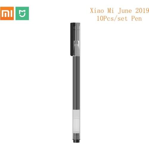 2019 Original Xiaomi 10pcs/Box extremely durable pen sticks pressed out core Japan ink refill 0.5mm black or Red ZTE office pen