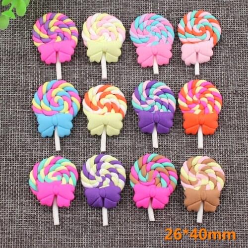 6pcs Snacks Candy Necktie Lollipop Doll House Toys Children Gift Wholesale Dollhouse Miniature