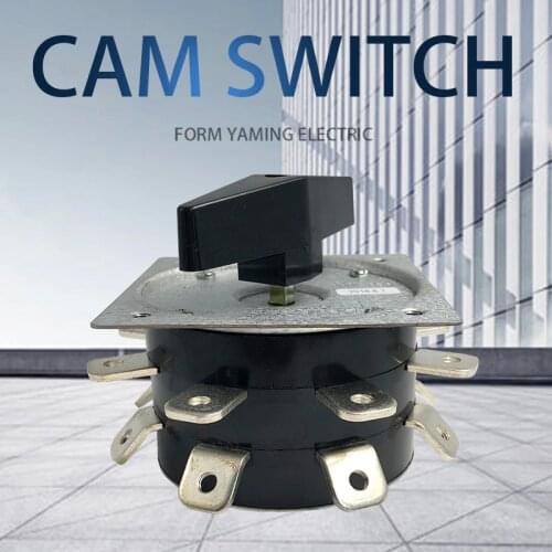 Electric Welding Machine Switch Welder Cam Selector 63A 2 Poles Rotary 8 Positions KDH-63/2-8 Rotating Transformation