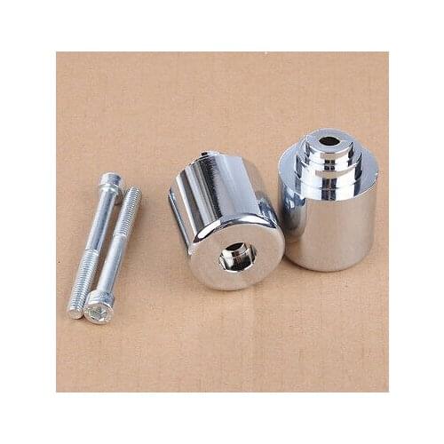 Wotefusi Chrome Handle Bar Ends Grip Cap For Honda Super Blackbird CBR1100XX RC51 VTR