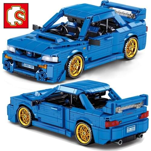 Sembo Block Pull Back Building Blocks Racing car Bricks Model Toys for Children