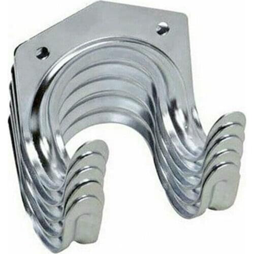 10 Pcs Metal Tool Storage Wall Hook Double Hanger Holder Hanging Garden Garage HY99