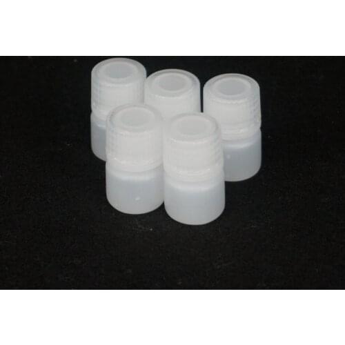 Lot5 5ml-500ml White PP Plastic Cylindrical Chemical Container Reagent Bottle