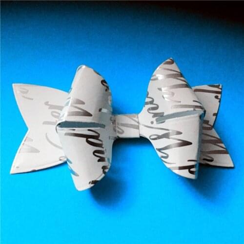 Building a bow Metal stencil mold Cutting Dies decoration scrapbook die cuts Album Paper Craft Embossing DIY Card Crafts