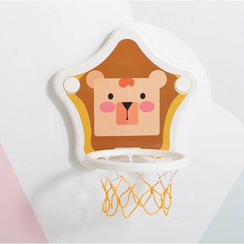 Punch-free hanging multifunctional basketball stand basket wall hanging childrens baby shooting toy dormitory indoor home