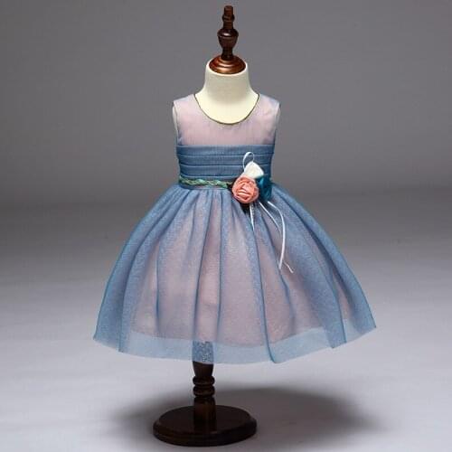 Fashion Summer Girls Party Dress Children Girl Wedding High-end Exquisite Dresses Flower Girl Dresses