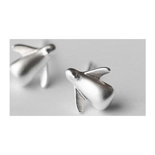New Fashion Cute Animal Popular 925 Sterling Silver Jewelry Personality Penguin Three-dimensional Women Stud Earrings E148