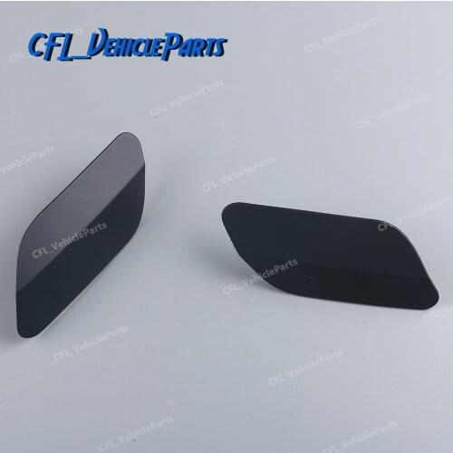 Pair Left Right Front Headlight Washer Cover Cap Unpainted 4G8955275 4G8955276 For Audi A7 2011 2012 2013 2014 2015