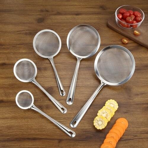 Stainless Steel Mesh, Soy Milk, Juice, Medicine Residue, Baby Food Supplement Filter Spoon, Ultra-fine Mesh Sieve, Kitchen Tool