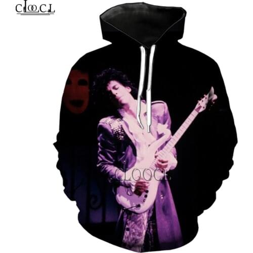 HX Singer Prince Rogers Nelson 3D Print Hoodie Mens Women Tracksuit Autumn Long-Sleeved Fashion Hoodie Tops Drop Shipping