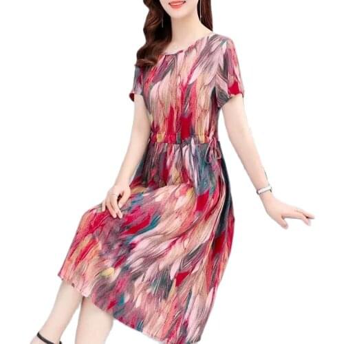 TYJTJY Summer Short Sleeve Dresses