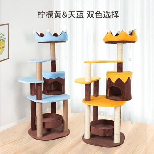 Stable And Durable Cat Climbing Frame, Cat Litter, Sisal Scratching Post, Cat Jumping Platform, Practical Cat Supplies