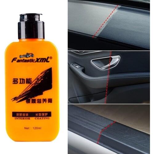 Car Inside Leather Renovated Coating Paste Decontamination Car Leather Refurbishing Interior Anti-aging I3A7 Cleaner G2J5