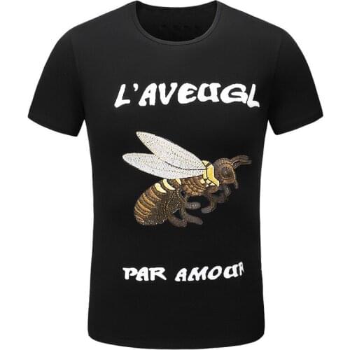 High 19ss Men New l'aveugle par amour Bees T Shirts T-Shirt Hip Hop Skateboard Street Cotton T-Shirts Tee Top #G11