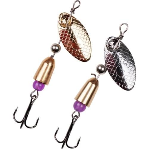 1pcs fishing wobbler metal baits Spinner Bait Fishing spoon Lure 3.5g/5.5g Bass Hard Baits With Treble Hook Tackle High Quality