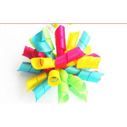 100PC Letter Volumes Dog bows Candy Colors Handmade Ribbon Bows For Easter Pet Dog Party Grooming Hair Bows Pet Accessories