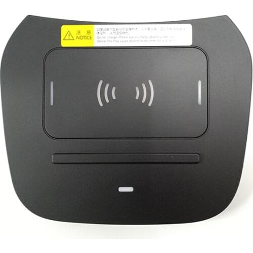 15W car QI wireless charger for Hyundai IX45 Grand Santa Fe phone fast charging 2015 2016 2017 2018 charging plate accessories