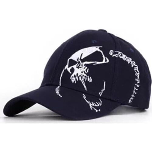 2020 New fashion skull embroidery baseball cap men and women outdoor sports casual cap couple hip-hop hat shade snapback hat