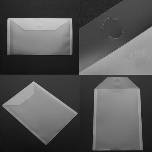 3 Size 10pcs/set Transparent Plastic Folder Bags For Cutting Dies Stamps Hot Foil Plates Embossing Organizer Holders Clear Bag