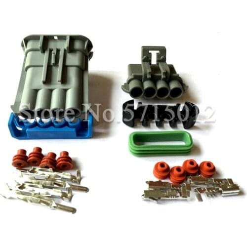 Delphi 4 pin Metri Pack 280 Series Male Female Blower Plug auto Connector for Buick Regal 12129600 12129565