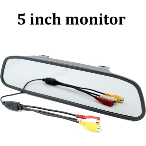5 inch 800x480 TFT LCD display screen car monitor two way video input parking assistance monitor for DVD rearview camera