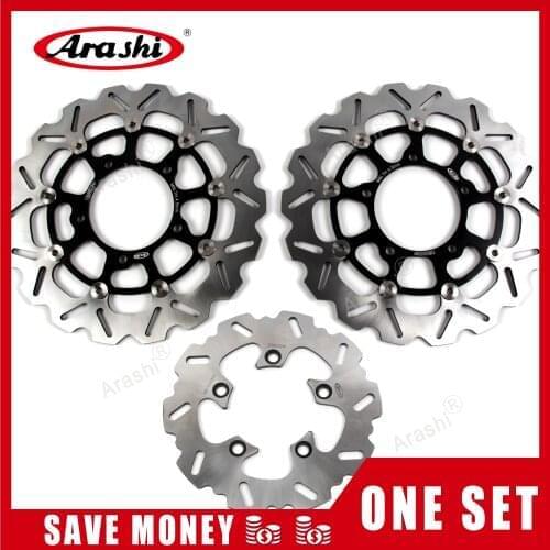 Arashi 1 Set GSX-1000R 2005-2008 CNC Front Rear Brake Disc Rotors For SUZUKI GSXR1000 GSX1000R GSXR 2005 2006 2007 2008 K7 K8