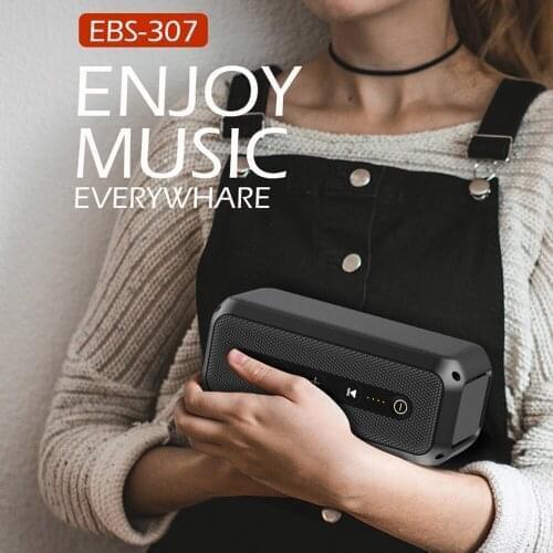 Bluetooth speaker 20W high power wireless subwoofer, built-in microphone, waterproof stereo AUX USB music player speaker