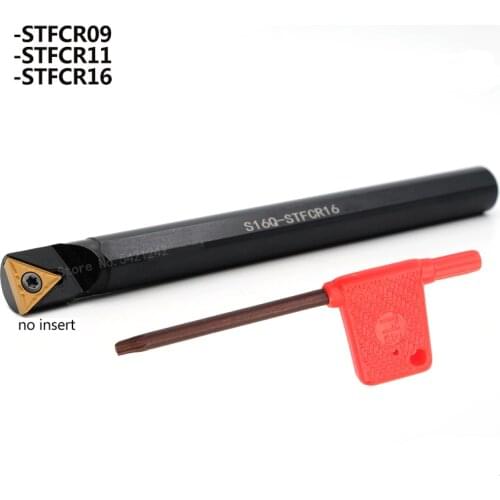 1pc S08K S10K S12M S16Q STFCR09 STFCR11 CNC Lathe Cutter Tool STFCR Internal turning tool holder for TCMT TCGT Carbide Insert