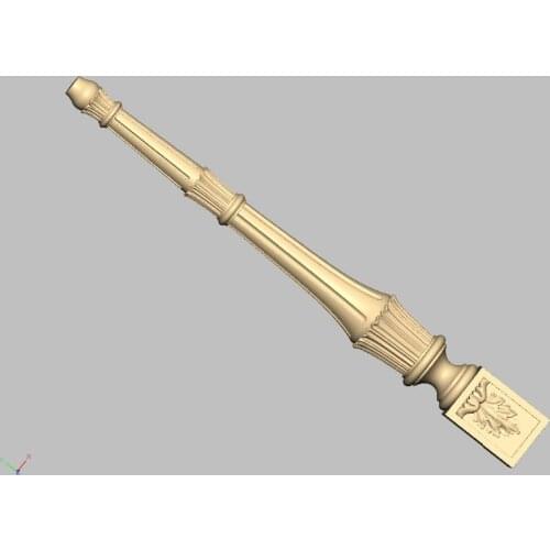 Furniture cabinet chair table leg STL format file 3D model for CNC Router carving relief 871