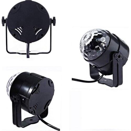 RGBW Crystal Magical Ball LED Stage Disco Party Light Sound Remote Control Magical Ball DJ Lights For Living Room