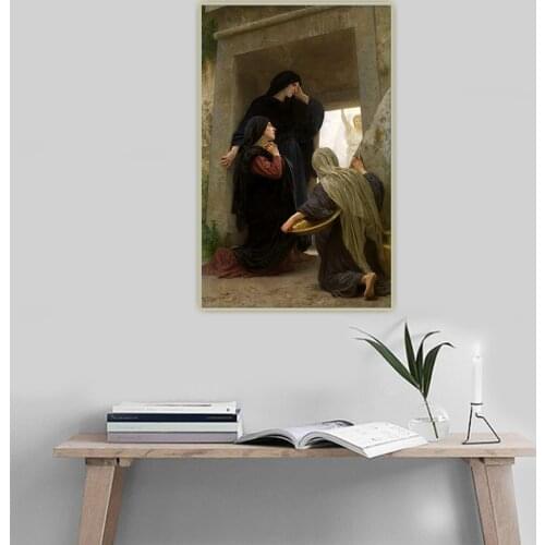 Citon William Adolphe Bouguereau《Holy Women at the Sepulcher》Canvas Oil Painting Artwork Picture Wall Decor Home Decoration