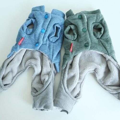 Small Dog Jumpsuit Clothing Pet Dog Winter Clothes Warm Puppy Coat Jacket Fashion four Leg Dog Costume Apparel Outfit Dropship