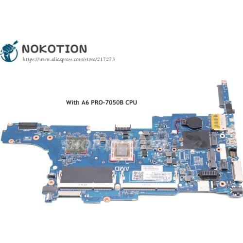 NOKOTION Laptop Motherboard For HP 745 G2 845 G2 MAIN BOARD A6 PRO-7050B CPU DDR3 768794-601 768794-001